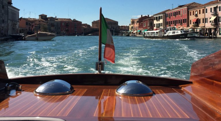 Venice, Italy: Water Taxi Ride